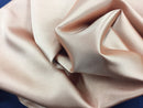 Stretch 60" Charmeuse Satin Fabric - SALMON - Super Soft Silky Satin Sold By The Yard