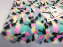 Faux Fur Fabric - Multi-Color Decoration Soft Furry Fabric -  60" Wide Sold By The Yard