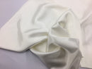 Stretch 60" Charmeuse Satin Fabric - IVORY - Super Soft Silky Satin Sold By The Yard