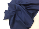 Stretch 60" Charmeuse Satin Fabric - NAVY BLUE - Super Soft Silky Satin Sold By The Yard