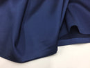Stretch 60" Charmeuse Satin Fabric - NAVY BLUE - Super Soft Silky Satin Sold By The Yard