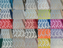 Lace Sequins Fabric - Corded Flower Embroidery Design Mesh Fabric - 25 Yard Roll